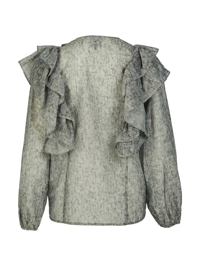 NÜ AMELI shirt Overhemden 393 Army Mix