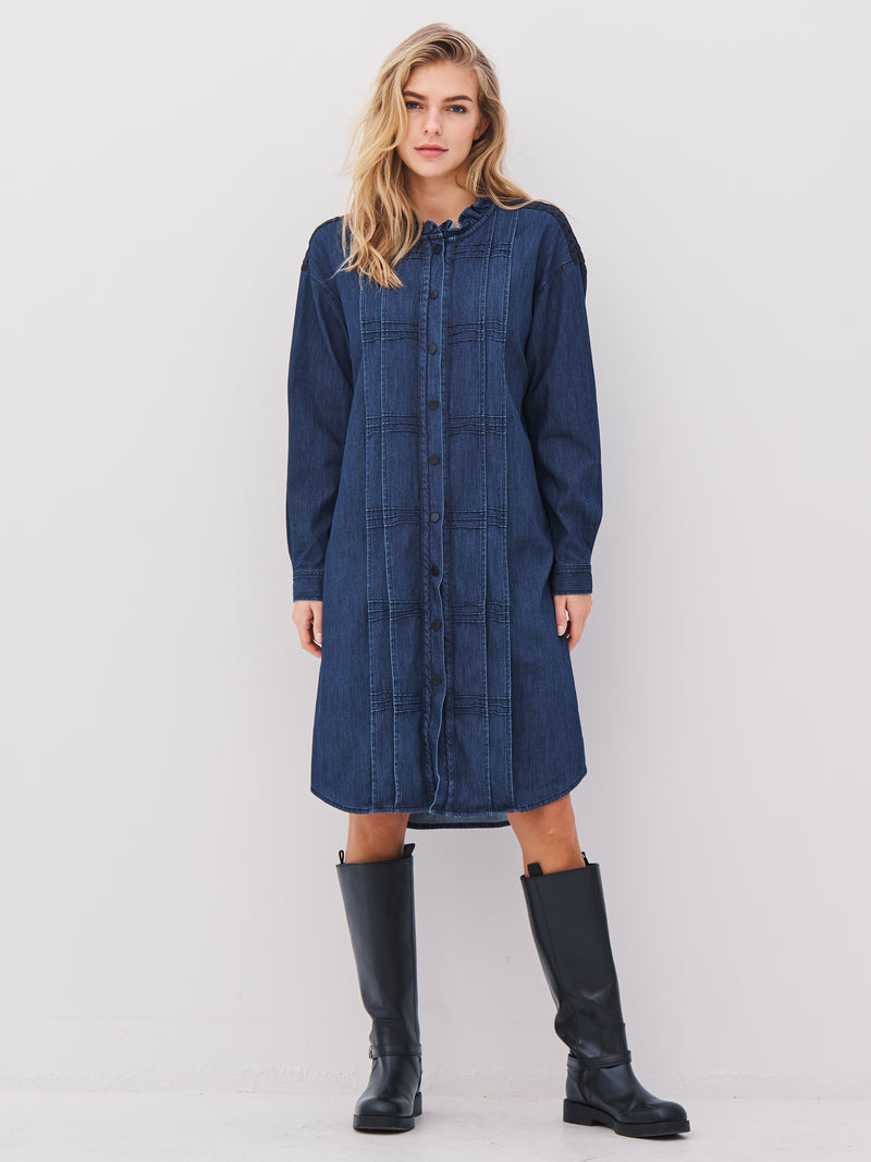 NÜ ANE jurk Jurken 486 Denim