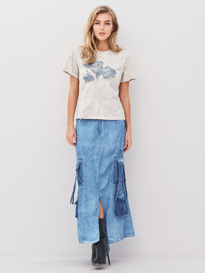 NÜ ANIKI t-shirt Tops en t-shirts 112 Bone mix
