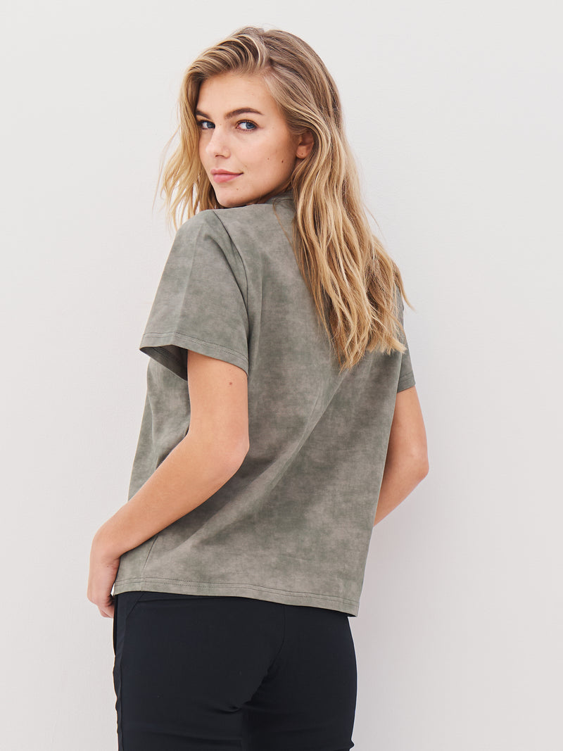 NÜ ANIKI t-shirt Tops en t-shirts 393 Army Mix