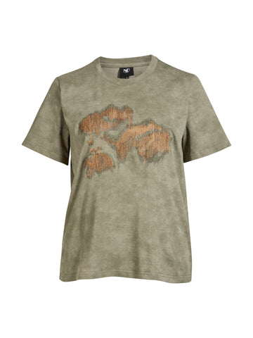 NÜ ANIKI t-shirt Tops en t-shirts 393 Army Mix