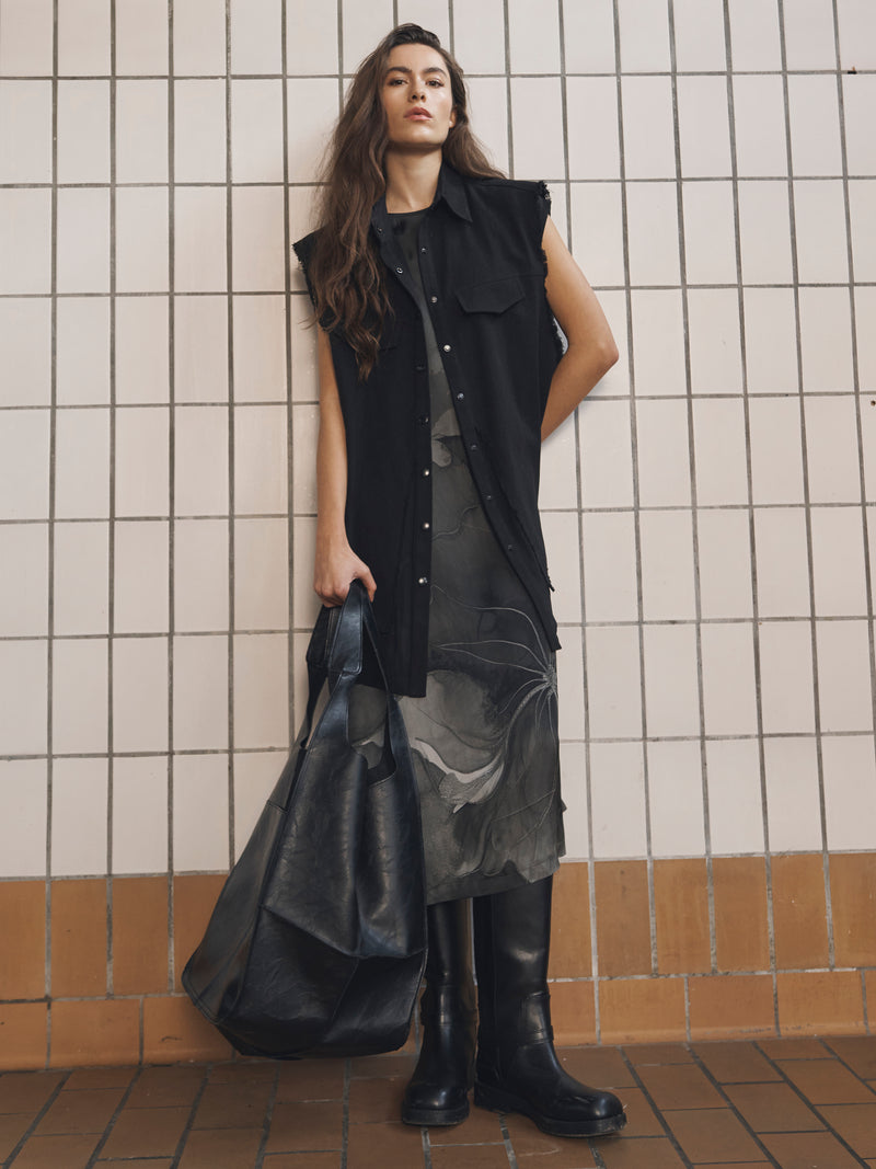 NÜ ANINA vest Vesten Zwart