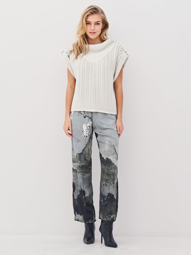 NÜ ANJA gebreide blouse Blouses 112 Bone