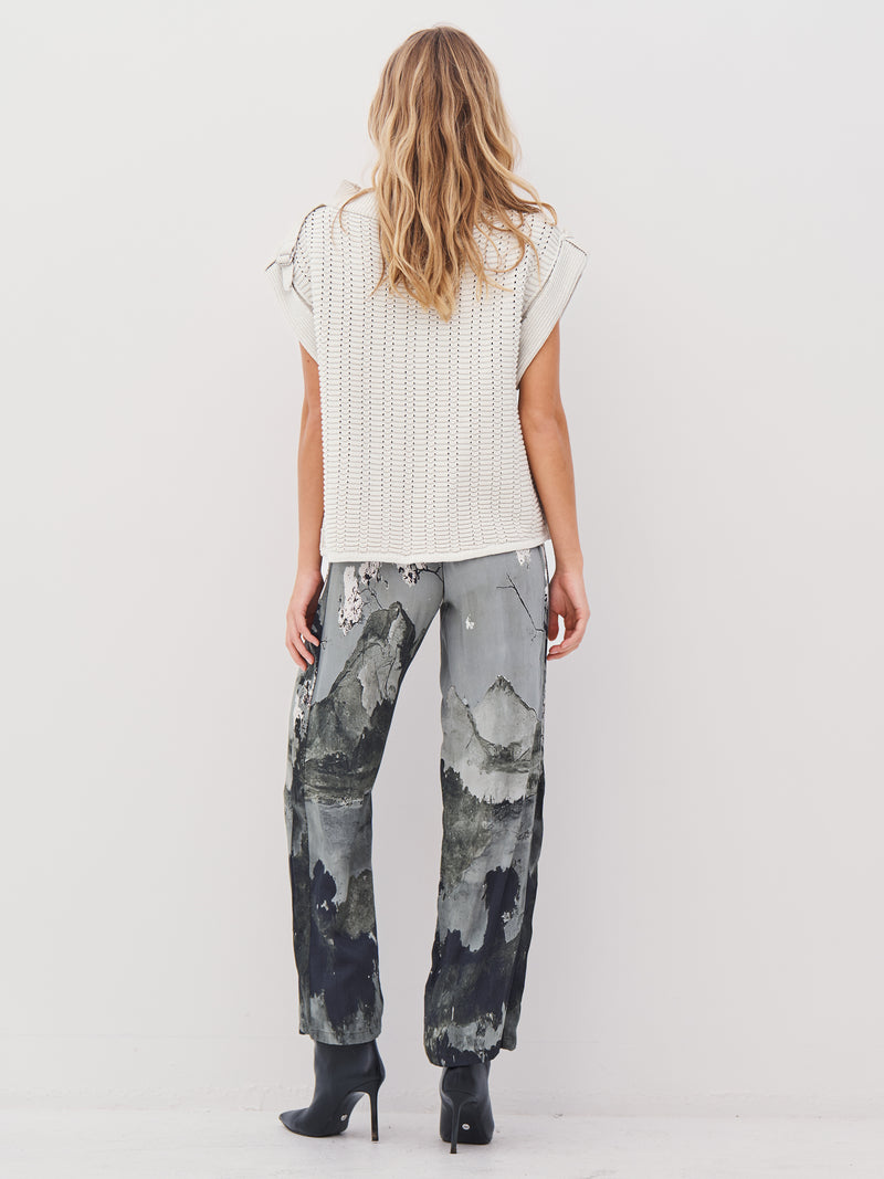 NÜ ANJA gebreide blouse Blouses 112 Bone