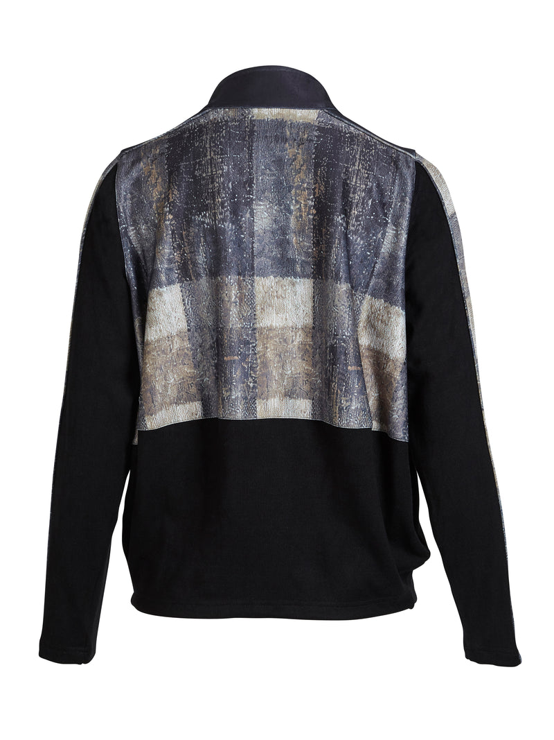NÜ ANNA blouse Blouses Zwart mix