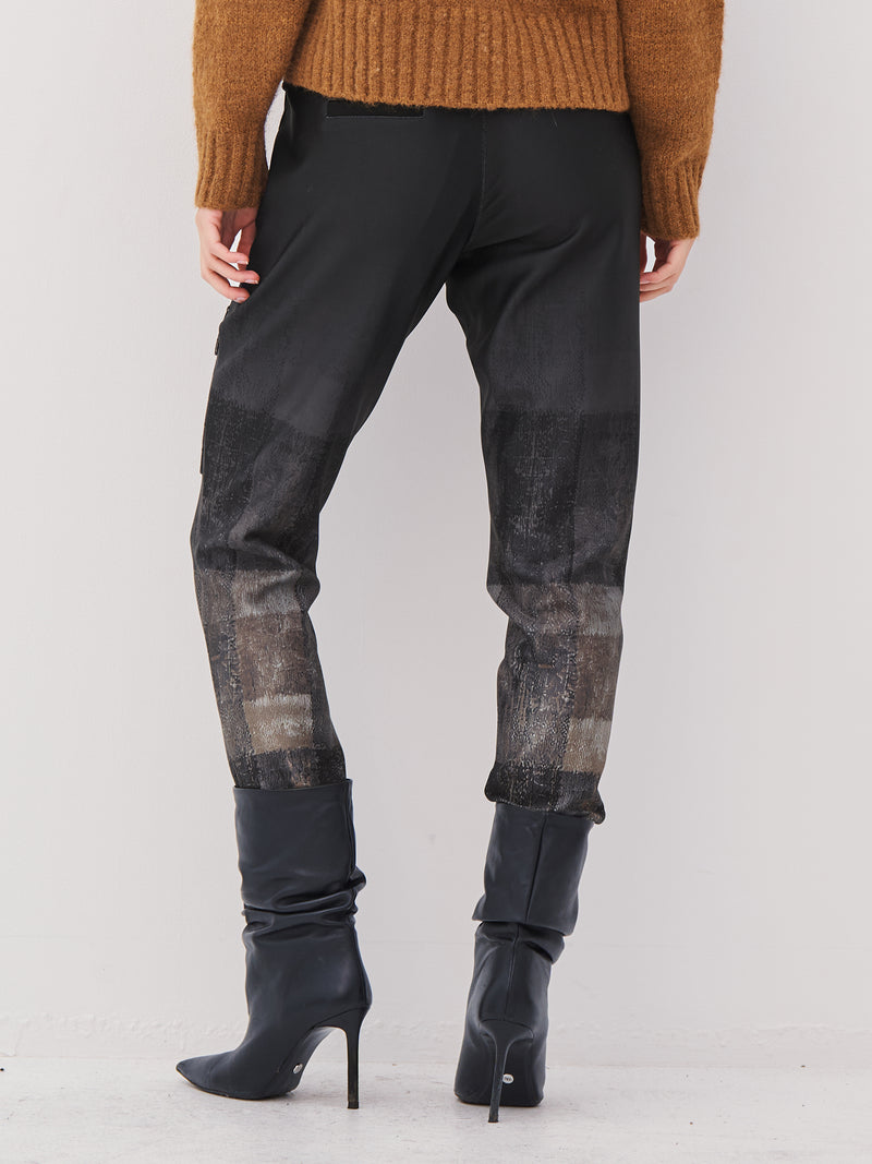 NÜ ANNA trousers Broeken Zwart mix