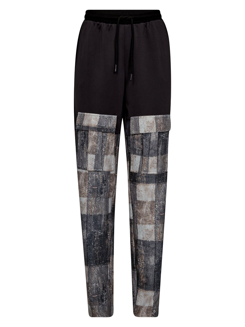 NÜ ANNA trousers Broeken Zwart mix