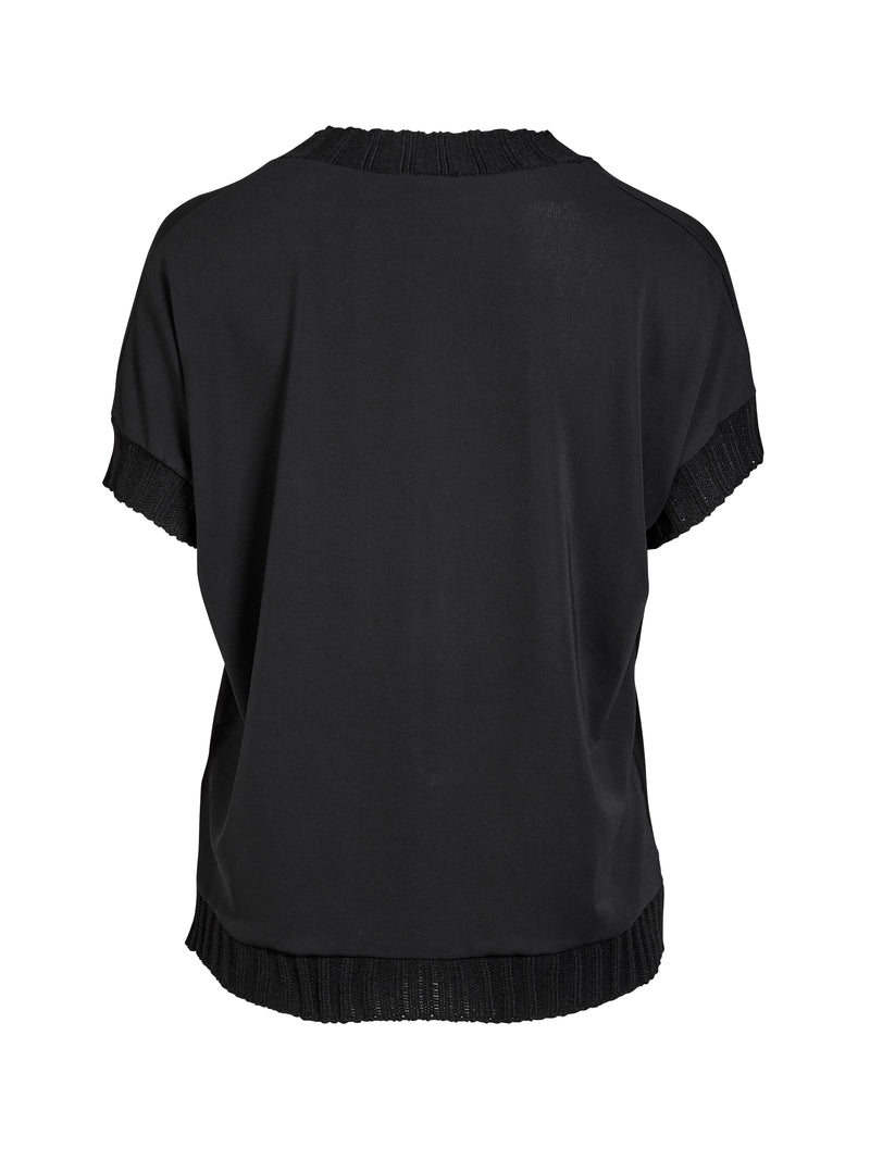 NÜ ANNIA top Tops en t-shirts Zwart