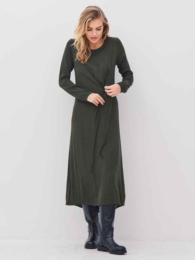 NÜ ANNI jurk Jurken 385 Dark Green
