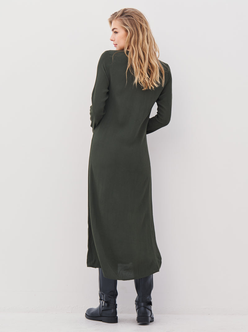 NÜ ANNI jurk Jurken 385 Dark Green