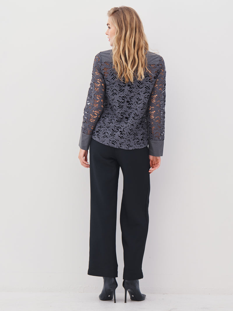 NÜ ANN shirt Overhemden 901 Grey mix