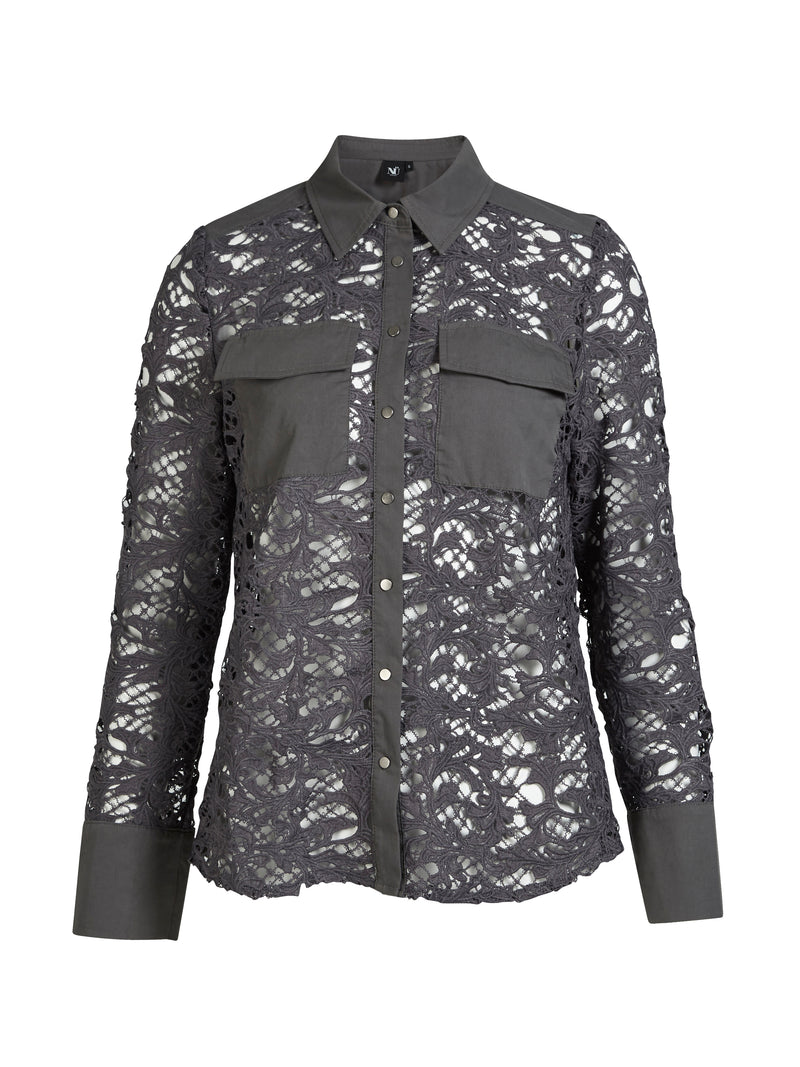 NÜ ANN shirt Overhemden 901 Grey mix
