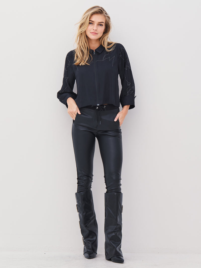 NÜ APRIL leggings Leggings Zwart