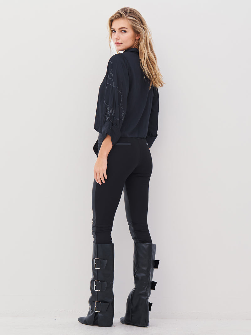 NÜ APRIL leggings Leggings Zwart