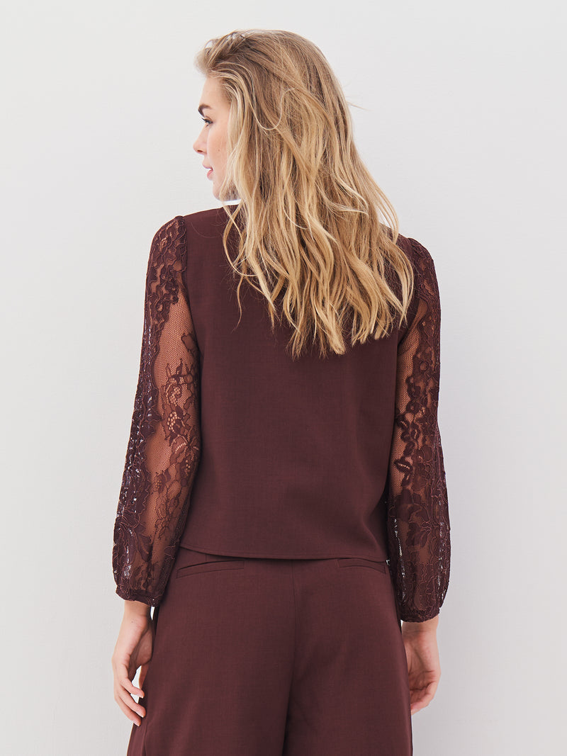 NÜ ARIEL shirt Overhemden 789 Grape