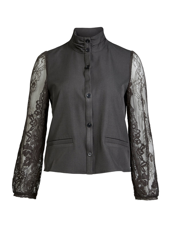 NÜ ARIEL shirt Overhemden 901 Grey