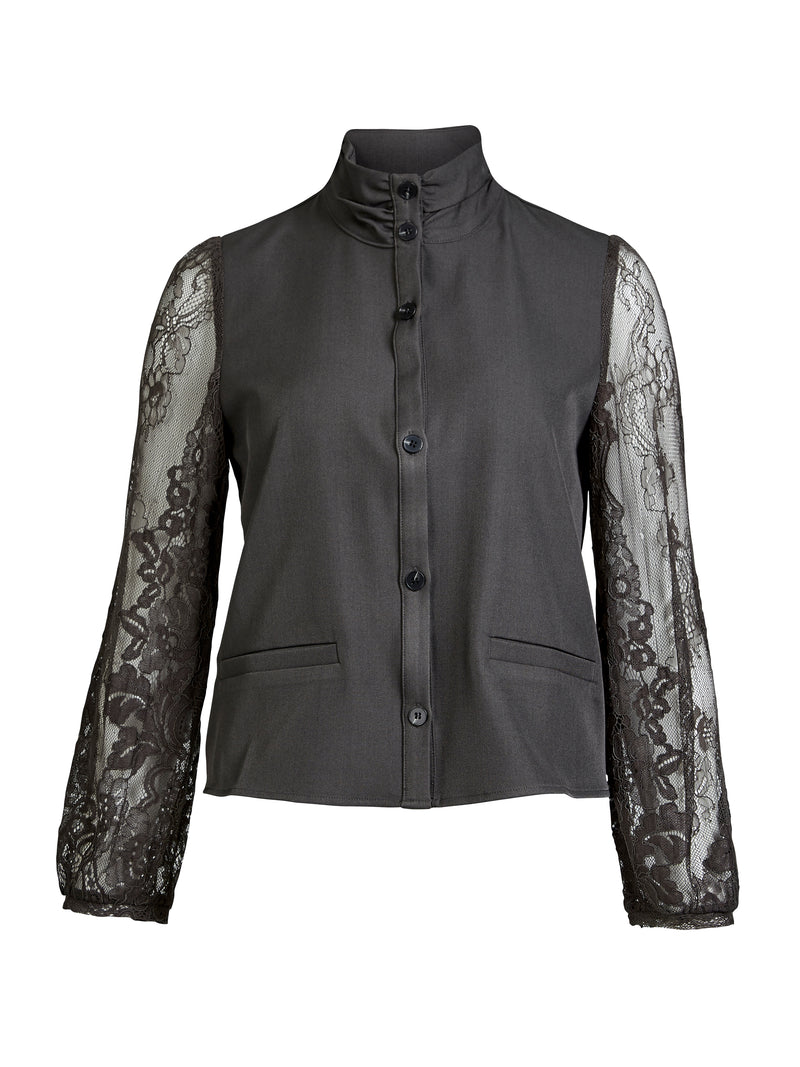 NÜ ARIEL shirt Overhemden 901 Grey