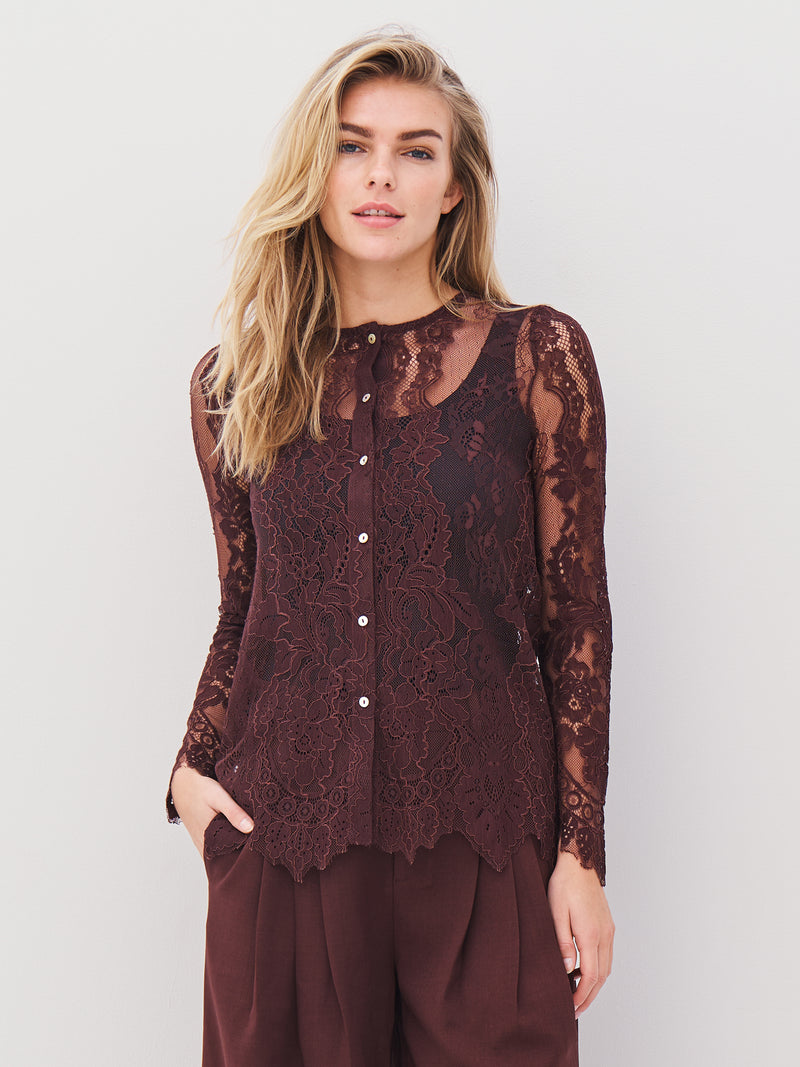 NÜ ARIEL top Tops en t-shirts 789 Grape