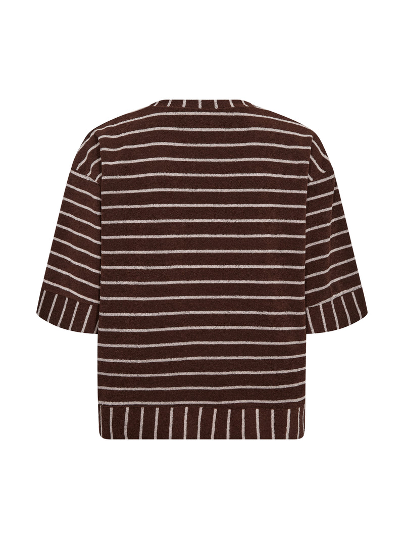 NÜ ASIA blouse Blouses 289 Brown Mix