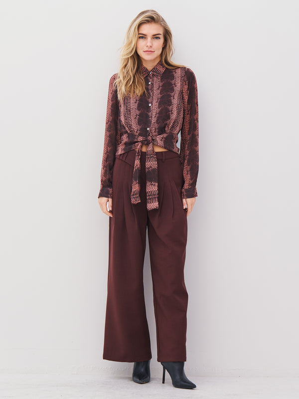 NÜ ASLA shirt Overhemden 789 Grape Mix