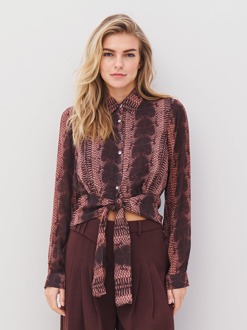 NÜ ASLA shirt Overhemden 789 Grape Mix