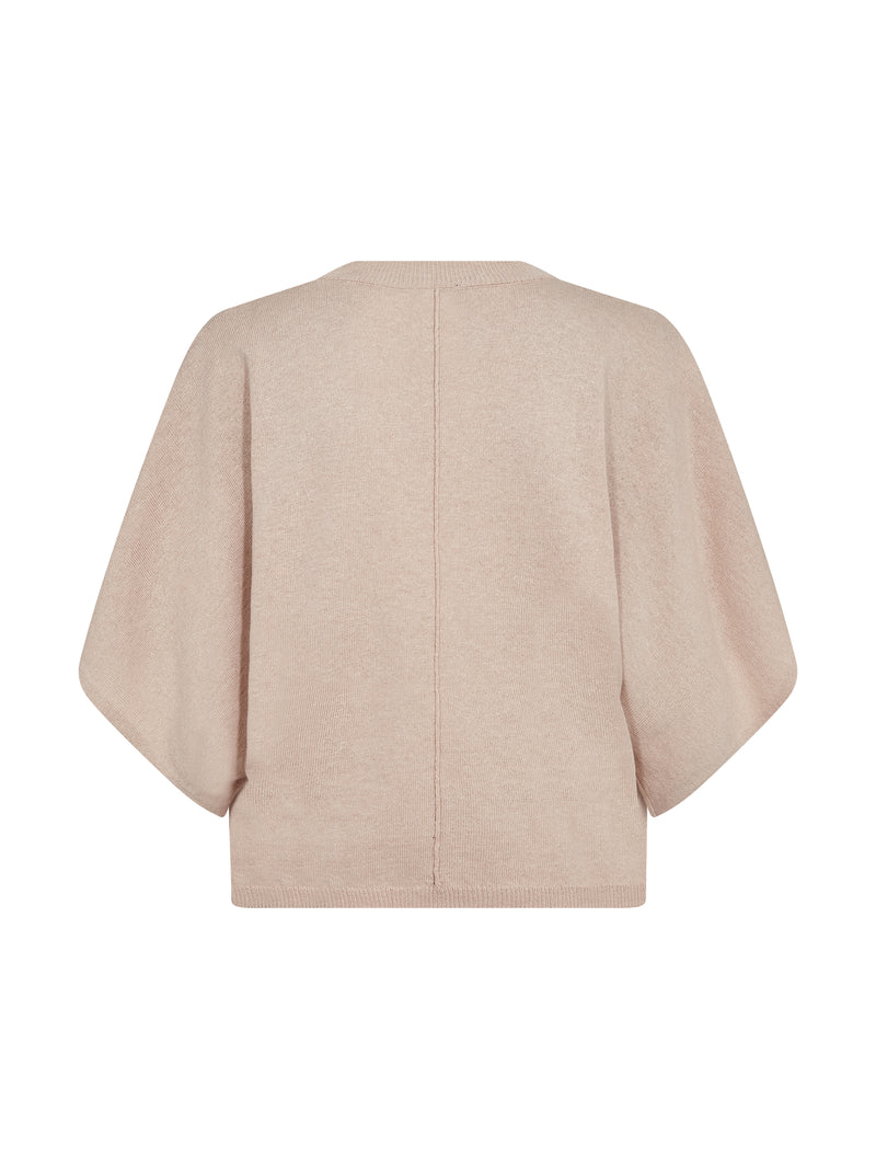NÜ ASMI gebreide bloes  601 Nude rose
