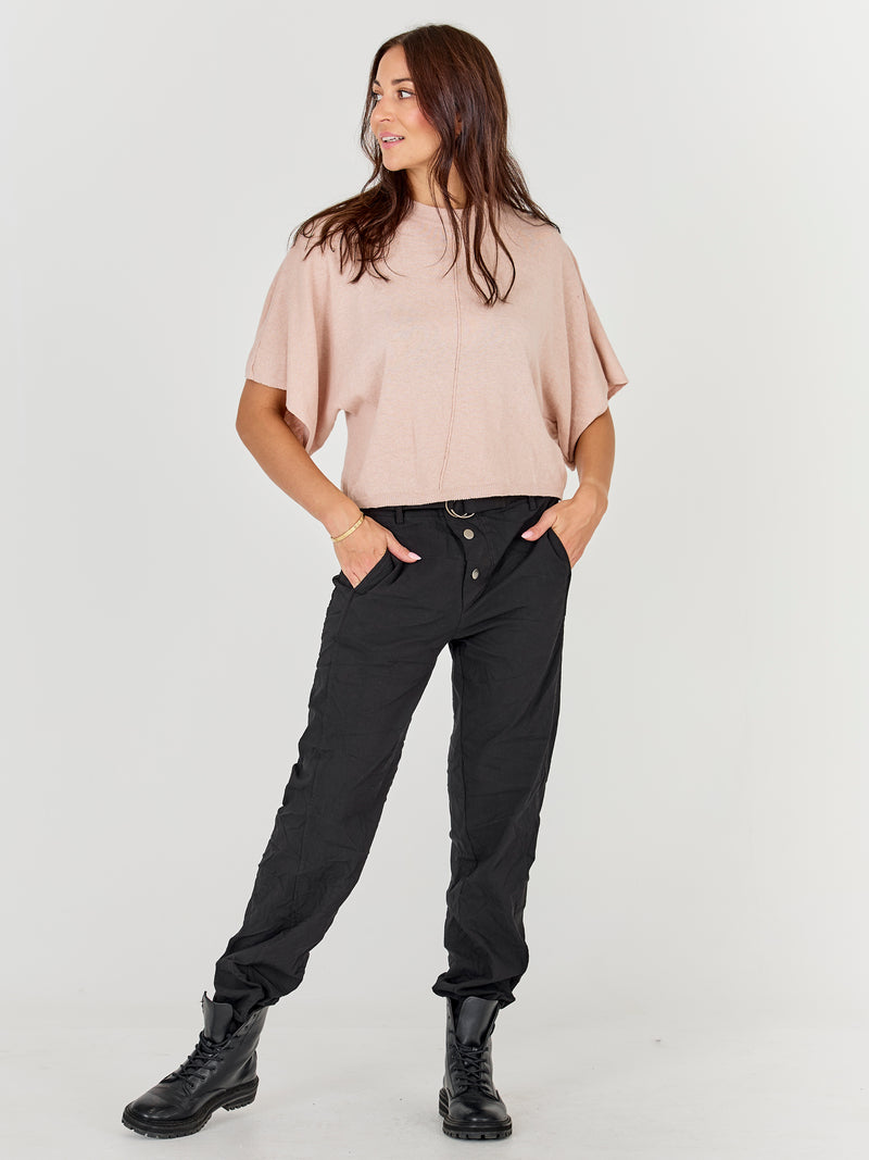 NÜ ASMI gebreide bloes  601 Nude rose