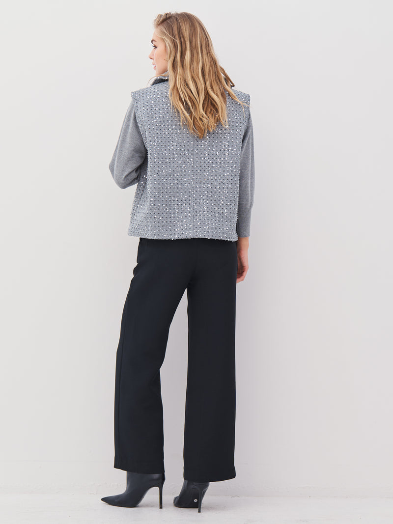 NÜ ASTON vest Vesten 901 Grey