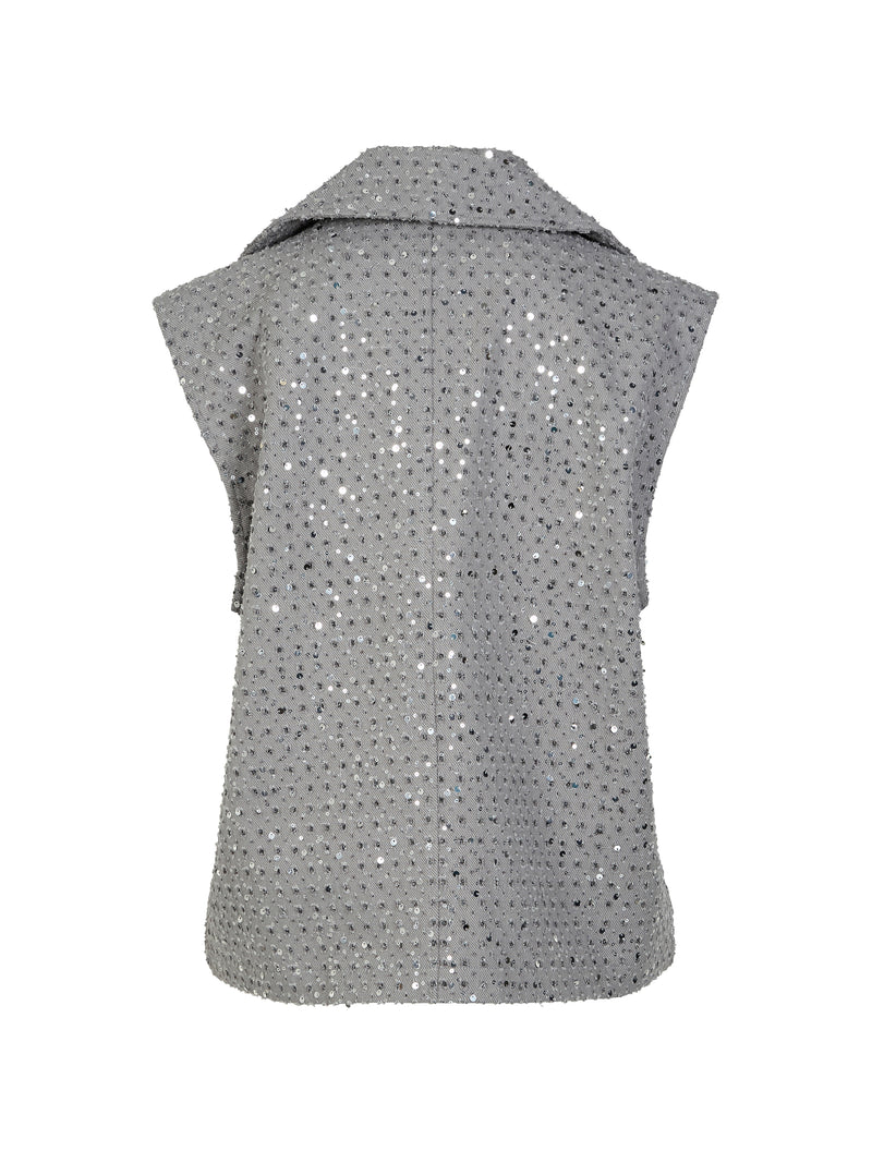 NÜ ASTON vest Vesten 901 Grey