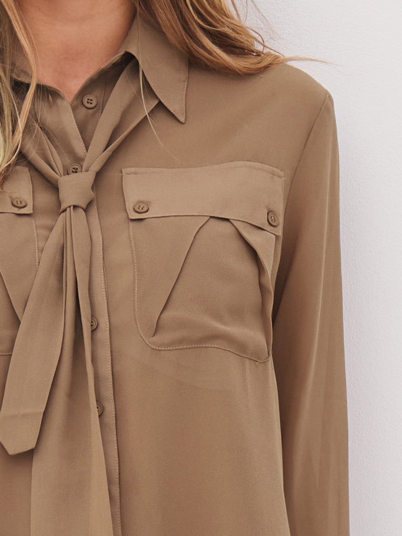 NÜ ASTRID shirt Overhemden 220 Camel