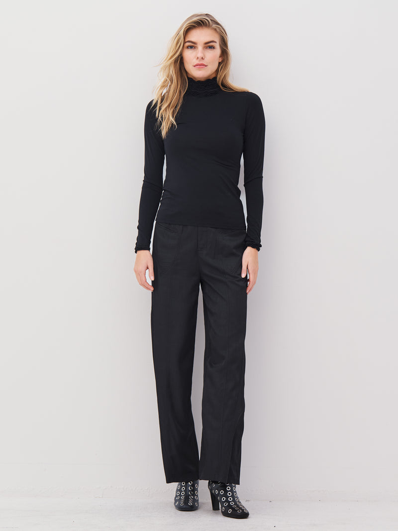 NÜ AVALON broek Broeken Zwart