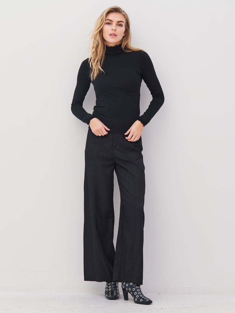 NÜ AVALON broek Broeken Zwart