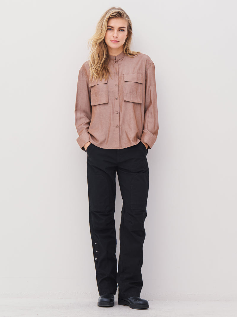 NÜ AVALON shirt Overhemden 220 Camel