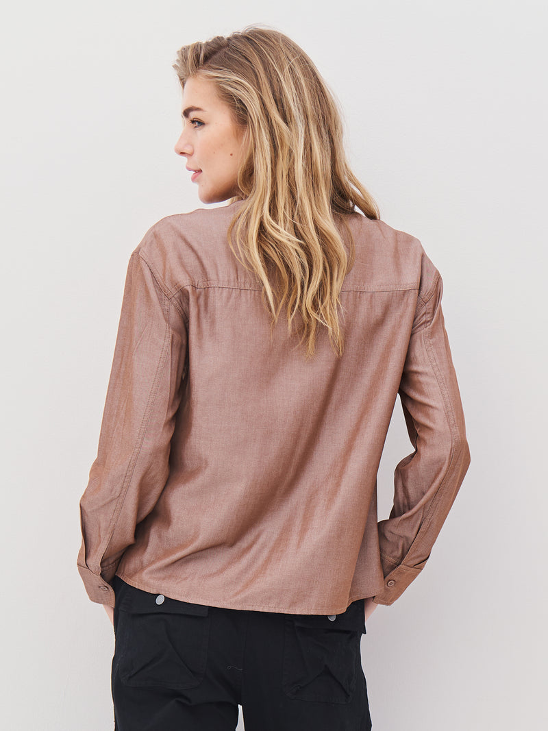 NÜ AVALON shirt Overhemden 220 Camel