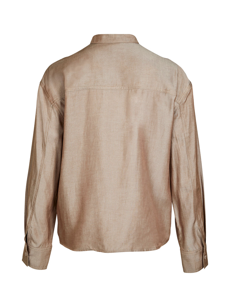 NÜ AVALON shirt Overhemden 220 Camel