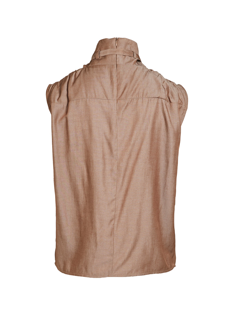 NÜ AVALON top Tops en t-shirts 220 Camel
