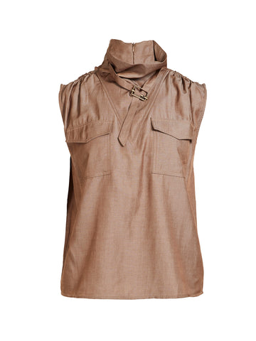 NÜ AVALON top Tops en t-shirts 220 Camel