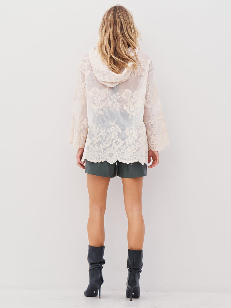 NÜ AVINA shirt Overhemden 112 Bone