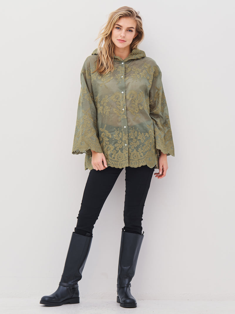 NÜ AVINA shirt Overhemden 393 Army