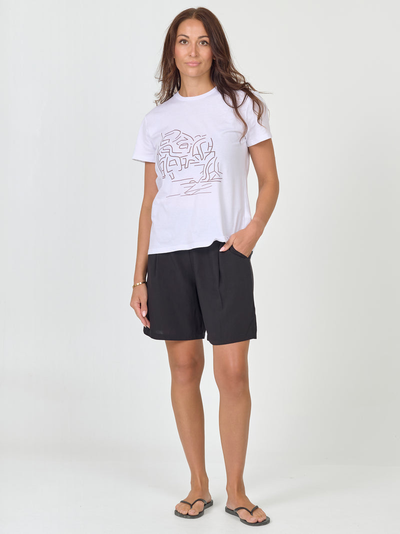 NÜ AYZA T-shirt Tops en t-shirts 235 Cappuccino mix