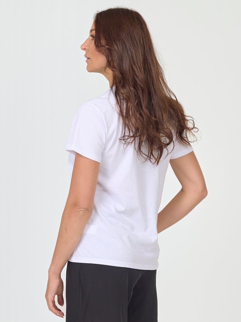 NÜ AYZA T-shirt Tops en t-shirts 402 Blue mix