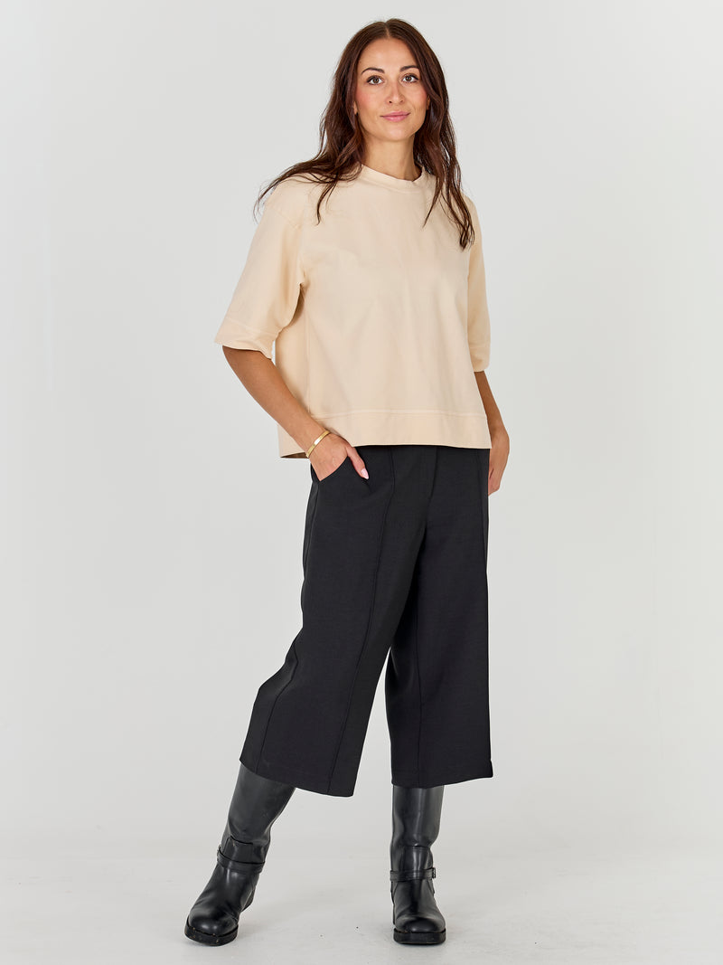 NÜ Alma Sweat Blouses 122 Butter Cream