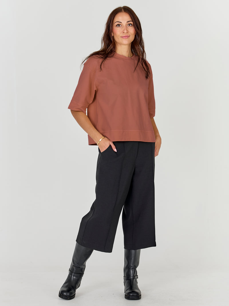 NÜ Alma Sweat Blouses 235 Cappuccino