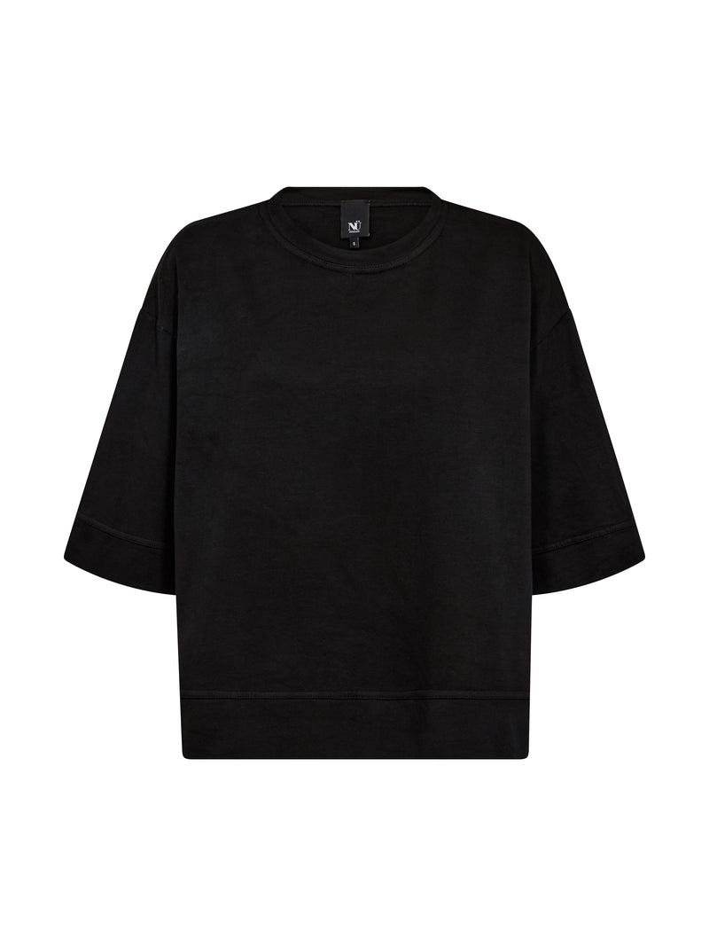 NÜ Alma Sweat Blouses Zwart