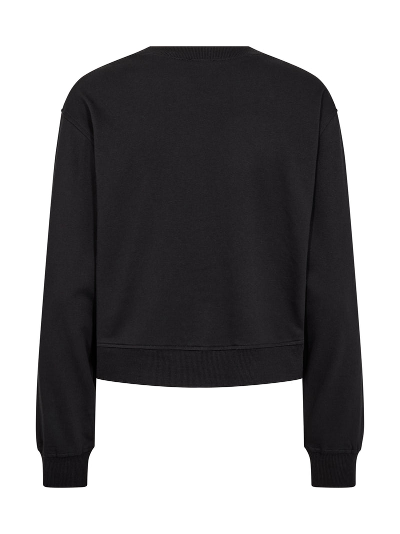 NÜ Asis Sweat Blouses Zwart