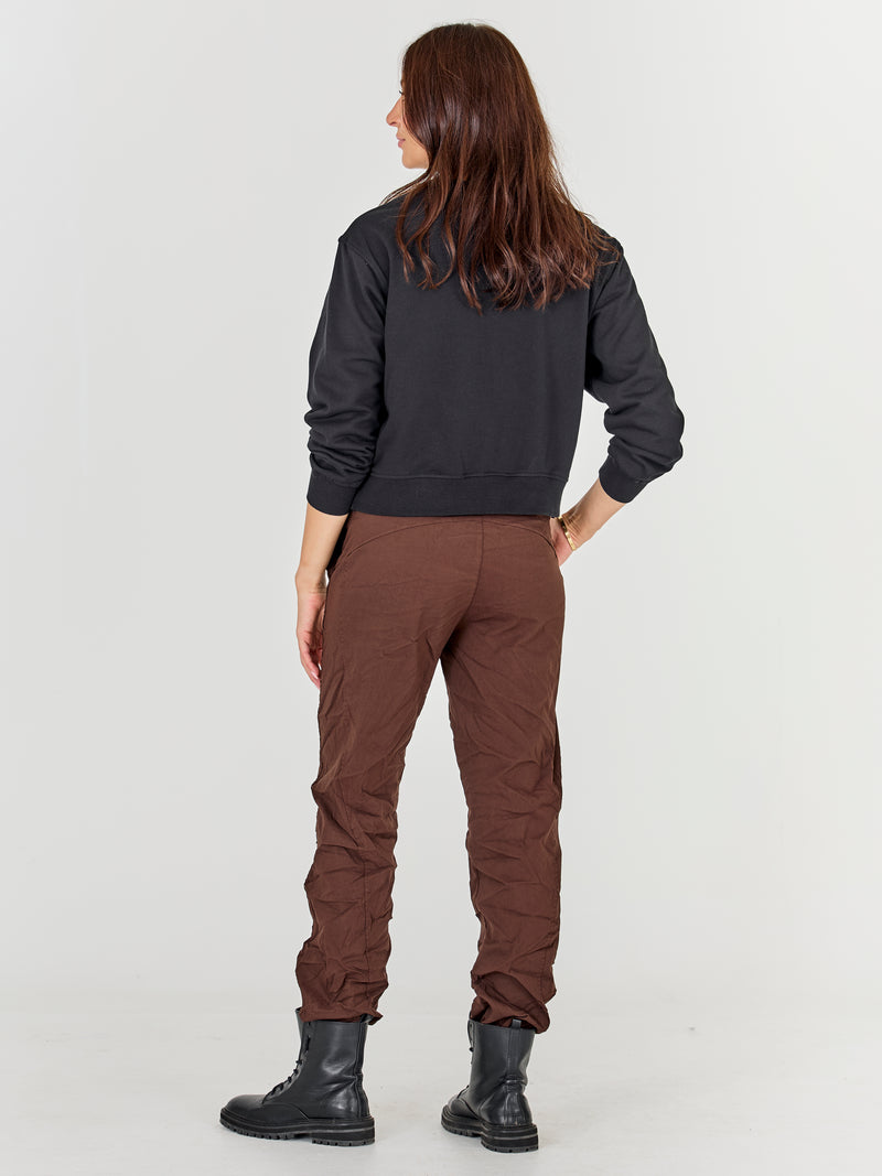 NÜ Asis Sweat Blouses Zwart