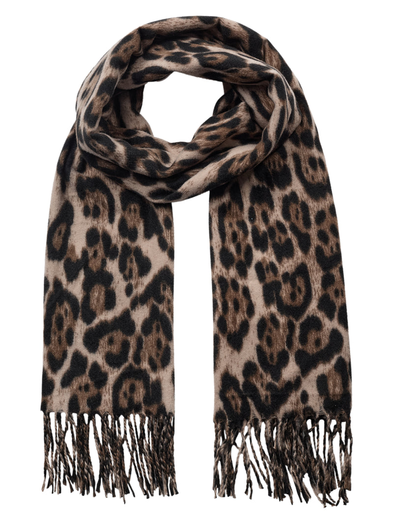 NÜ Aya Scarf Leo Accessoires 289 Brown Mix