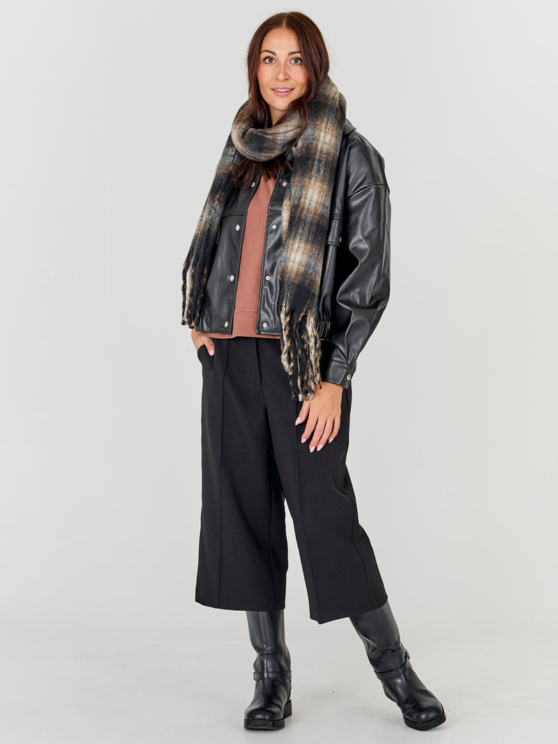 NÜ Aya sjaal Accessoires Zwart mix