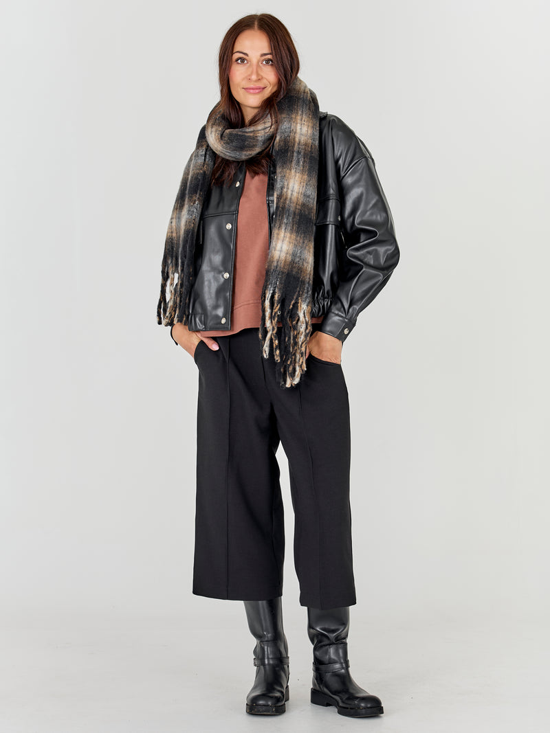 NÜ Aya sjaal Accessoires Zwart mix