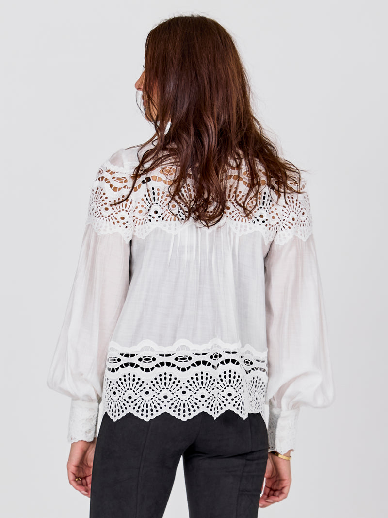 NÜ BACH shirt Overhemden 110 Creme